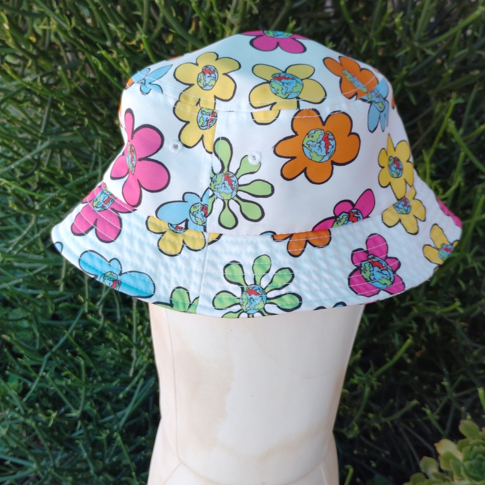 Flower Power Earth Zumiez Colorful Floral Bucket Hat